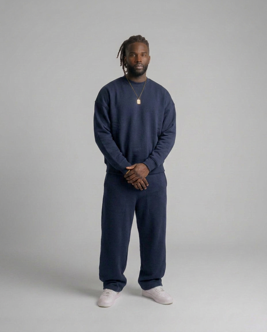 WIDE LOOSE SWEATPANTS