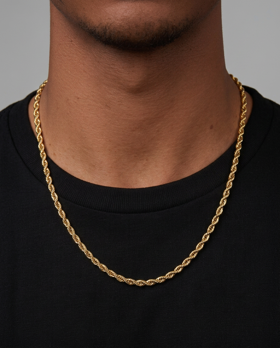 4MM GOLD ROPE CHAIN
