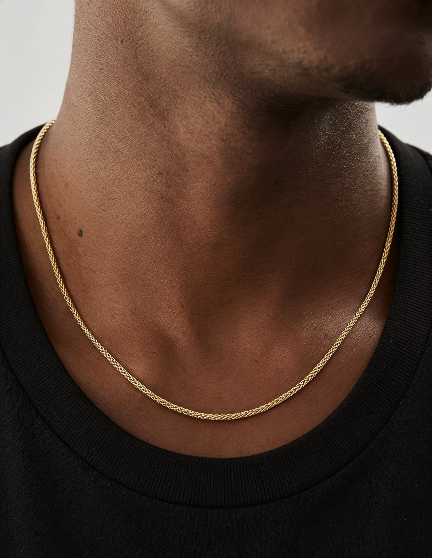2MM GOLD PALM CHAIN