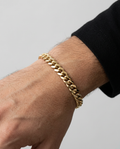 8MM GOLD CUBAN BRACELET