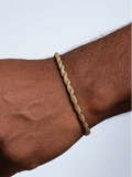 4MM GOLD ROPE BRACELET