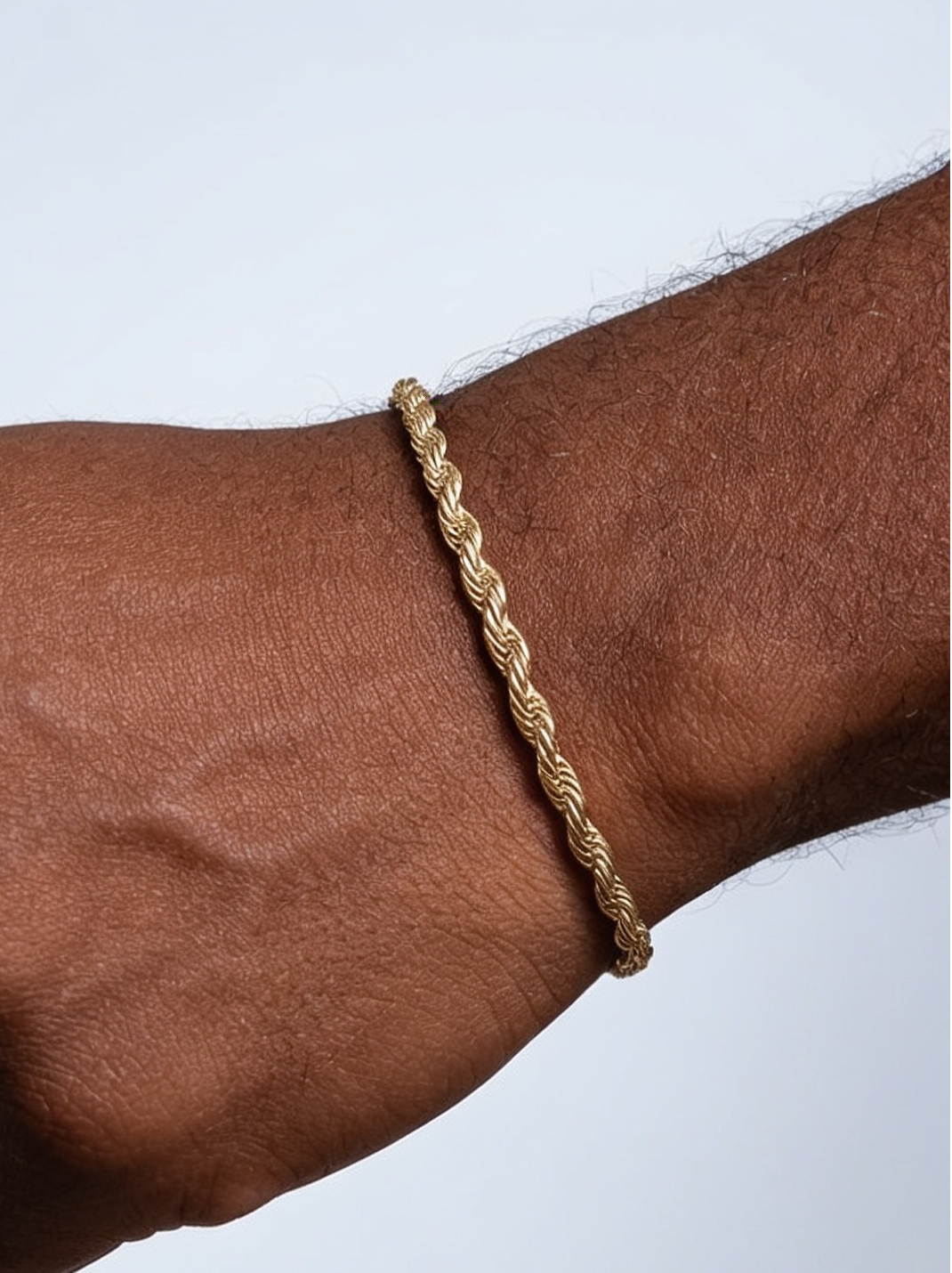 4MM GOLD ROPE BRACELET