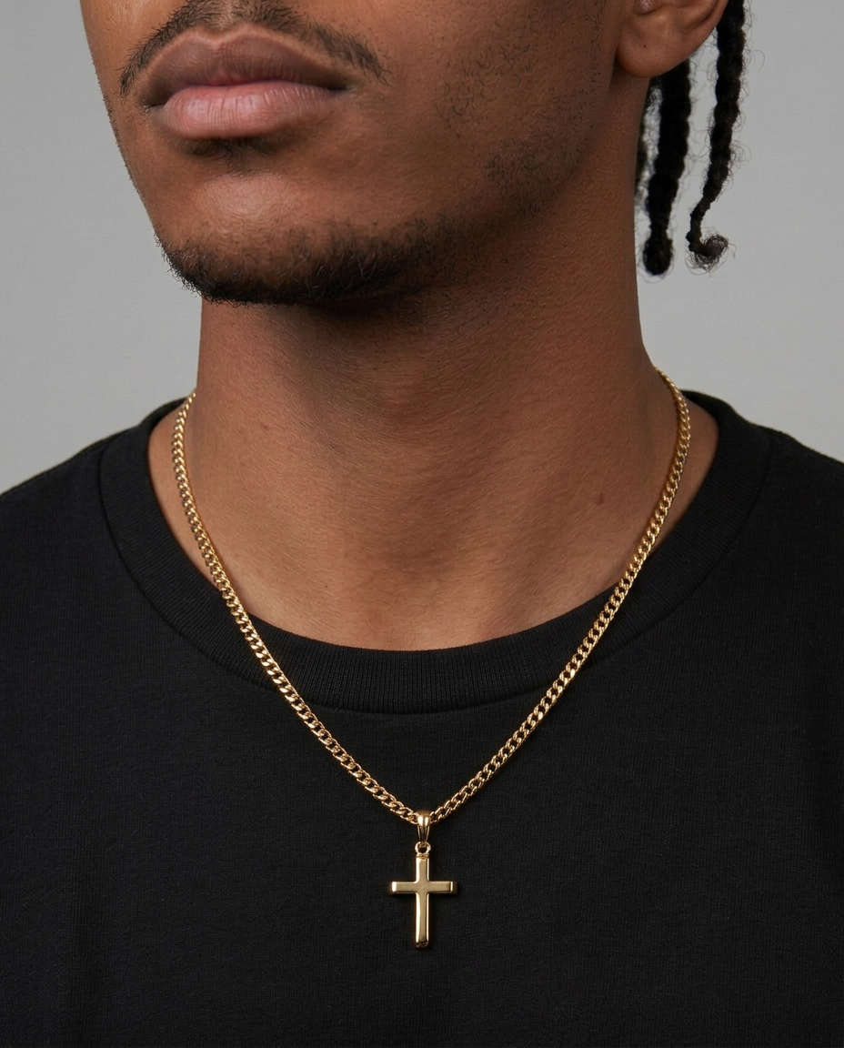GOLD CROSS PENDANT