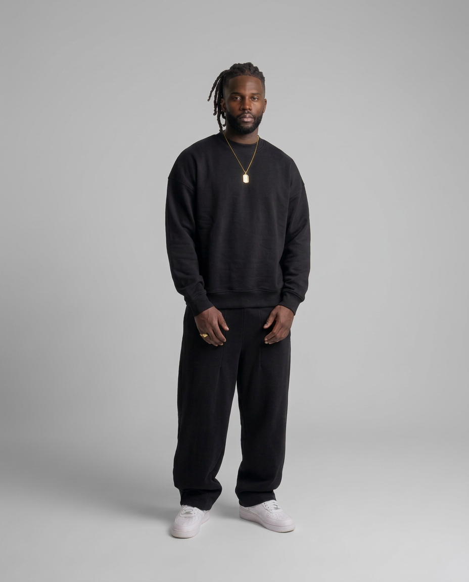 WIDE LOOSE SWEATPANTS