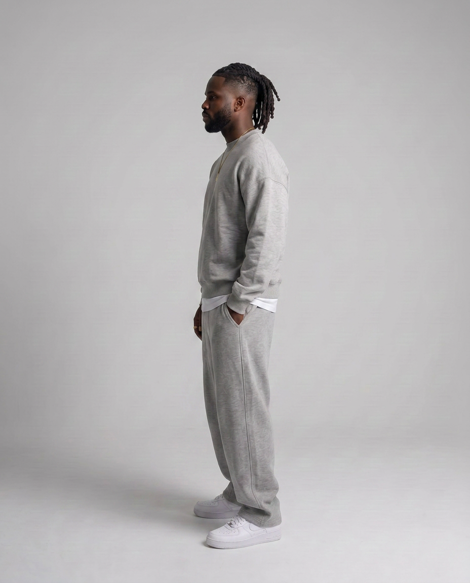 WIDE LOOSE SWEATPANTS